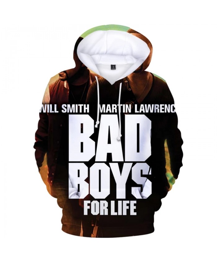 Bad Boys For Life Streetwear 3D Sweatshirts Boys Girls Printing Harajuku Hoody Sportswear Autumn Women men Pullovers Hoodies