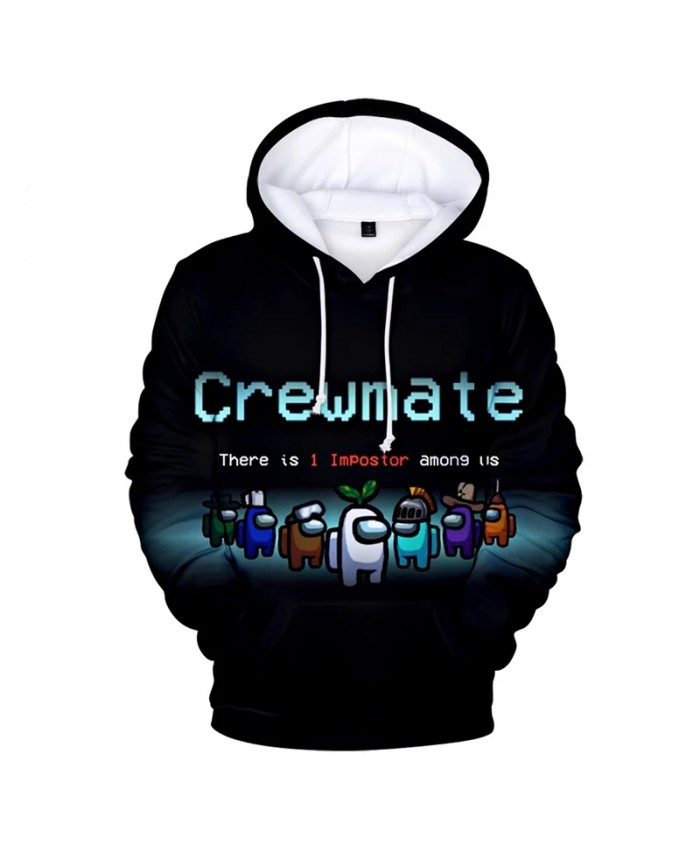 Among Us 3D Hoodie Sweatshirts New Game Hoodies Harajuku Tracksuit Men Women Plus Size Pullover Sweatshirt For Autumn Winter
