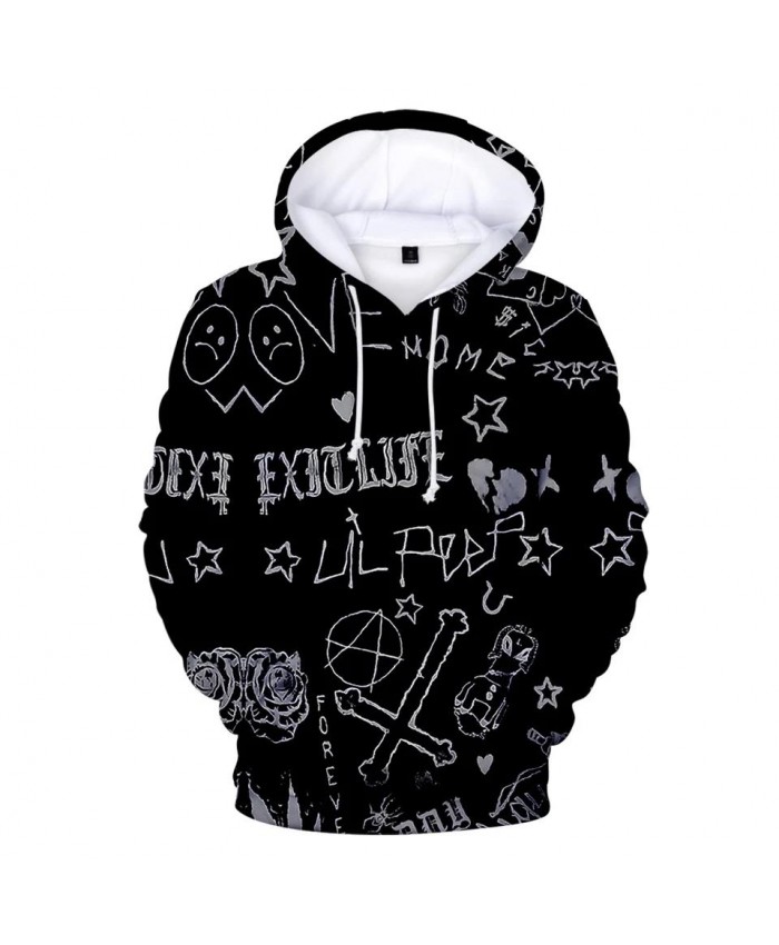Fashion 3D print lil peep Hoodies Men Women Sweatshirts Boys Girls Hoodie Autumn Harajuku Kids Hooded casual black Pullovers