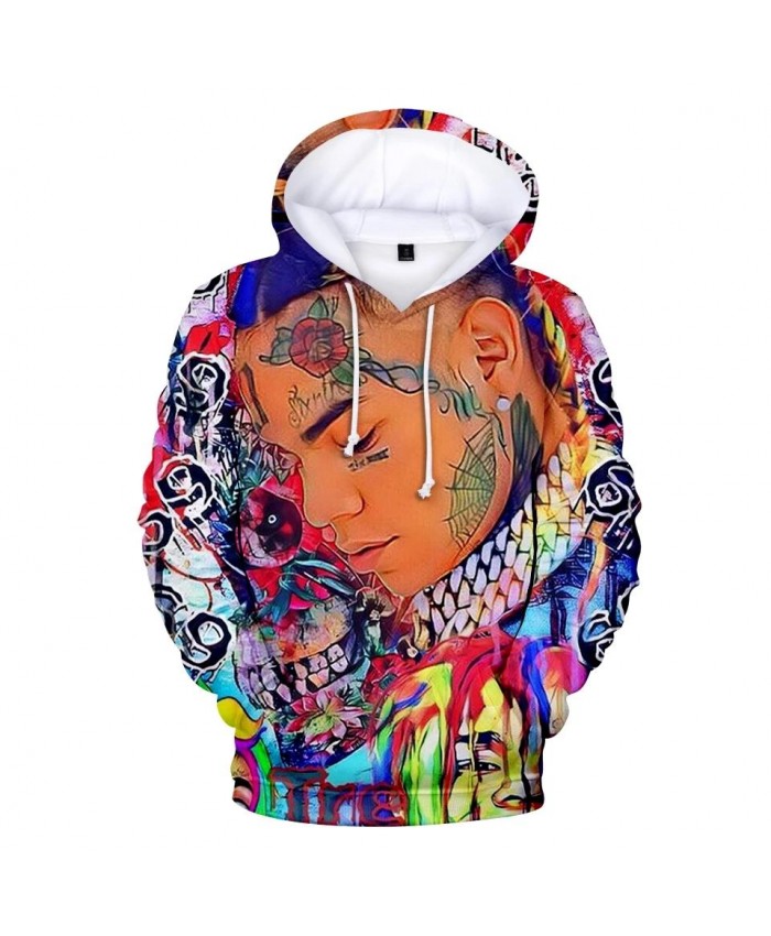 3D Hoodies Print 6IX9INE Hoodie Men Sweatshirt Women Harajuku pullovers Kids Casual Hot sale 6IX9INE boys girls 3D Hoodies
