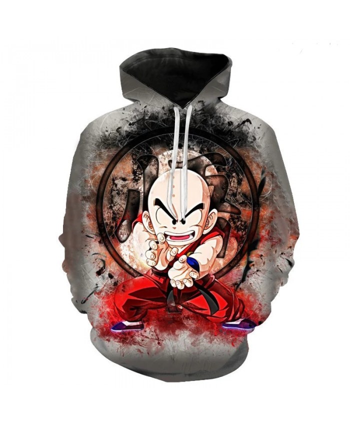 Anime Dragon Ball 3d Men's And Women's Hoodie Casual Children's Cartoon Goku Vegeta Sweatshirt Pullover Street Hip Hop Coat