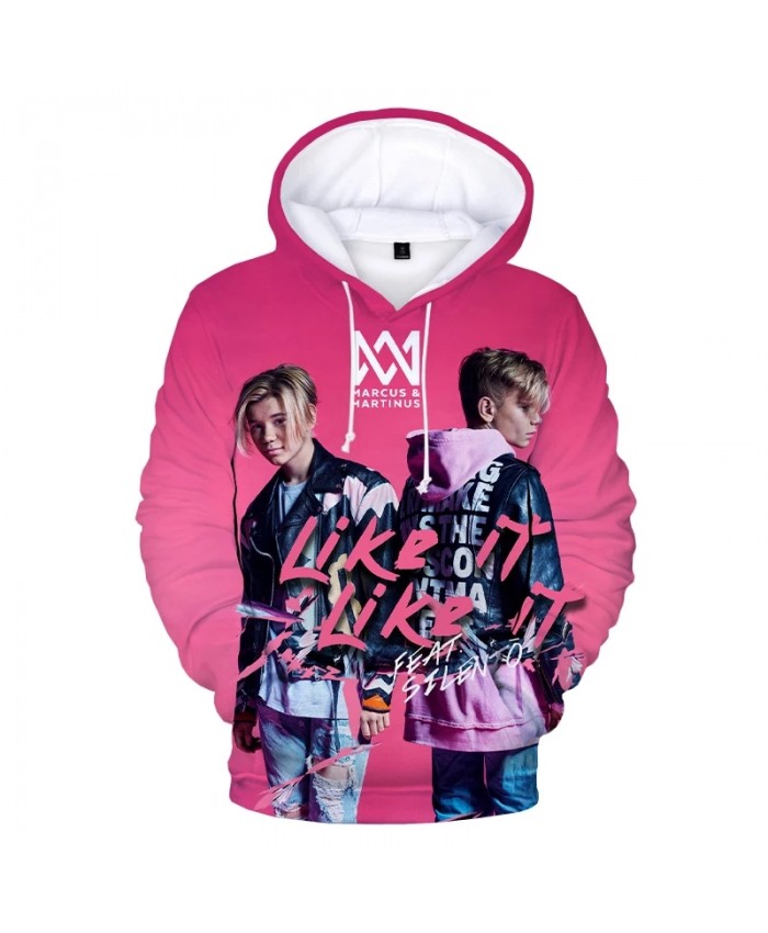 2021 New Arrival Marcus and Martinus 3D Print Hoodie Sweatshirts Men Women Autumn Fashion Casual Hoodies Long Sleeve Pullover
