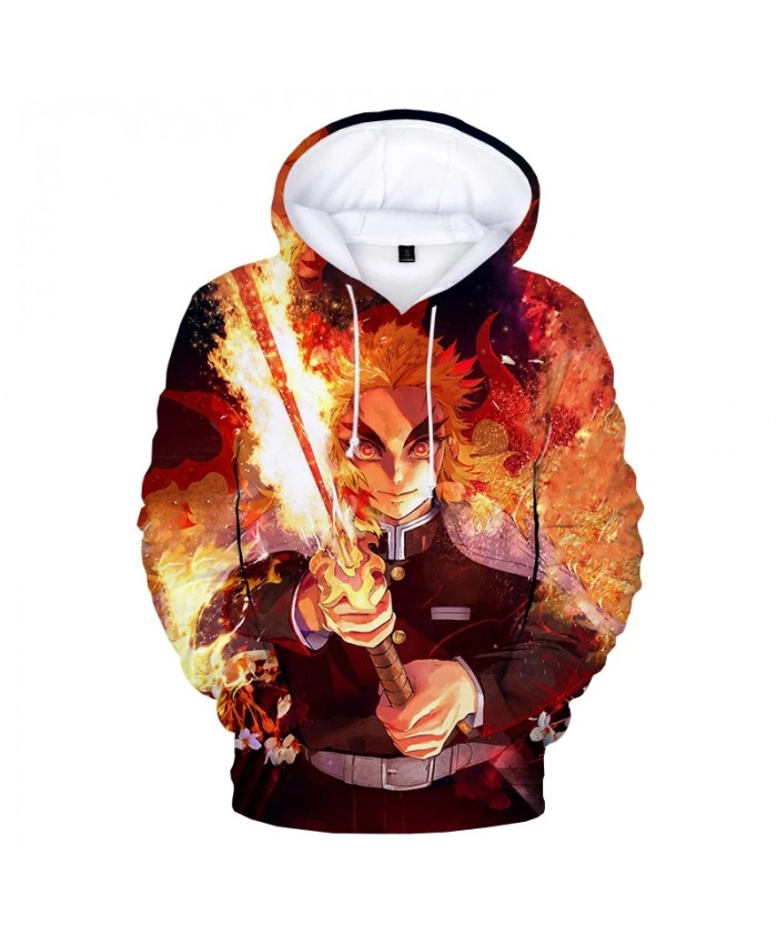 Japanese Anime Sweatshirts Hip Hop Hoodie Streetwear Men Demon Slayer 3D Print Fashion Casual Hoody Tops Female Male Hoodies