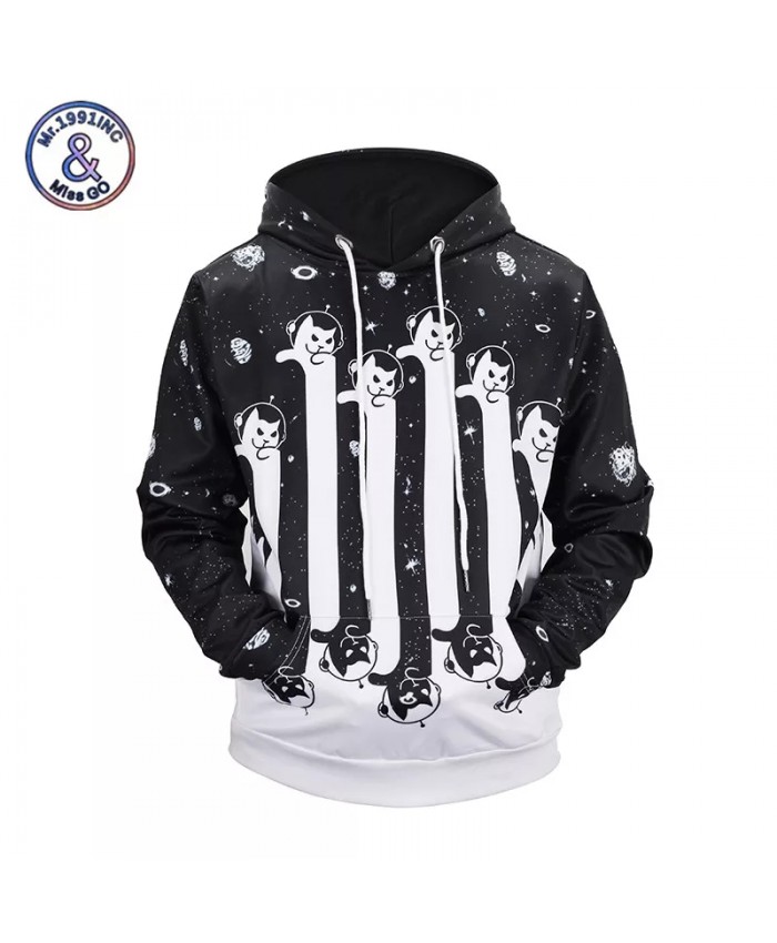 2021 Men Women Couples Casual 3D Sweatshirts Print Space Galaxy Cat Harajuku Hoodies Winter Hoody Tracksuits Tops