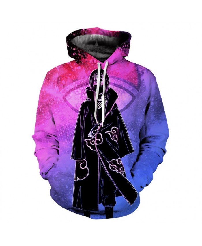 Autumn And Winter Sasuke Japan Naruto 3d Printing Men's And Women's Hoodie Children's Cartoon Anime Sweatshirt Fashion Coat