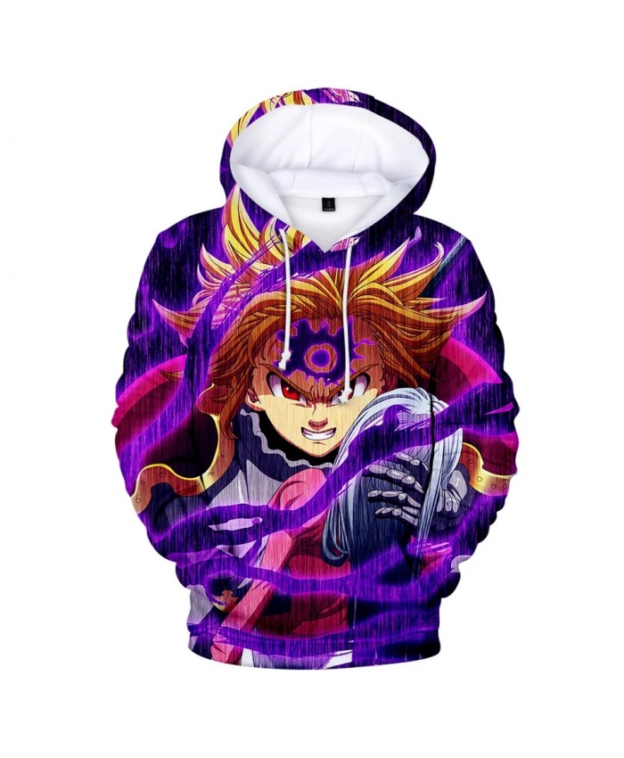 Fashion boys girls 3D meliodas Hoodies Men women Sweatshirt Comfortable Autumn Harajuku 3D Hoody casual meliodas pullovers