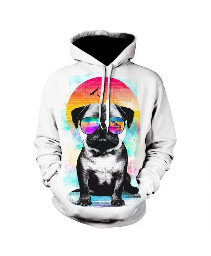 Cool boy 3D printed casual long sleeve hoodie fashion new design for men and women animal dog comfortable hoodies