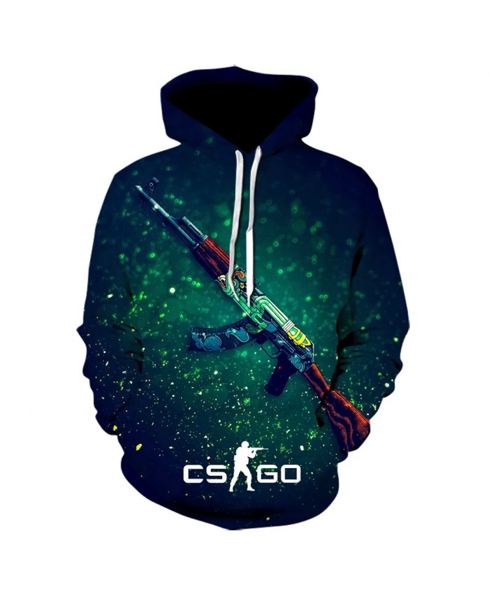 Fashion Men's Game CS GO 3D Printed Hoodie Boy girl Brand Clothing Hooded Sweatshirt Game Cool Jacket Off White Funny Hoodies