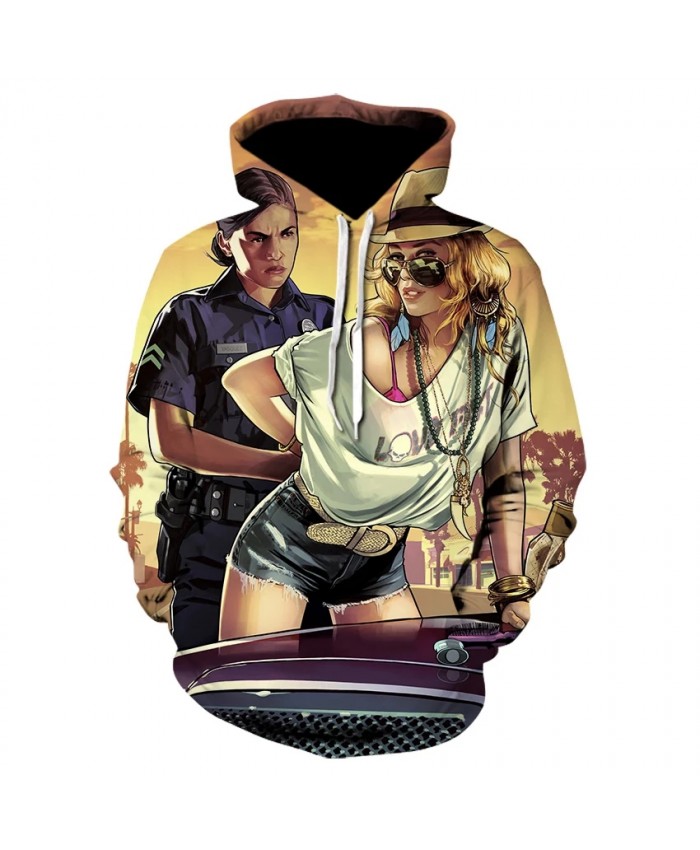 2021 Fall Gta 5 Games 3d Printing Boys And Girls Hoodies Fashion Street Sweatshirts Harajuku Hip Hop Punk Pullover Coat
