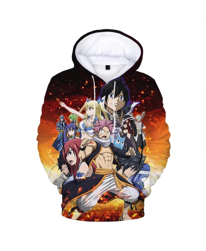 2021 Cosplay Hoodies Fairy Tail Men Women Hoodie Sweatshirt Boys Girls Oversized Cartoon Pullovers Autumn Winter Clothing