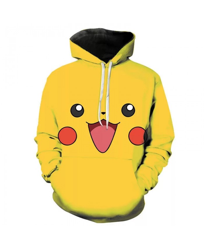 Spring And Autumn 3d Printing Men's And Women's Hoodies Comic Cartoon Pokemon Children's Street Clothing Cool Sweatshirt Coat
