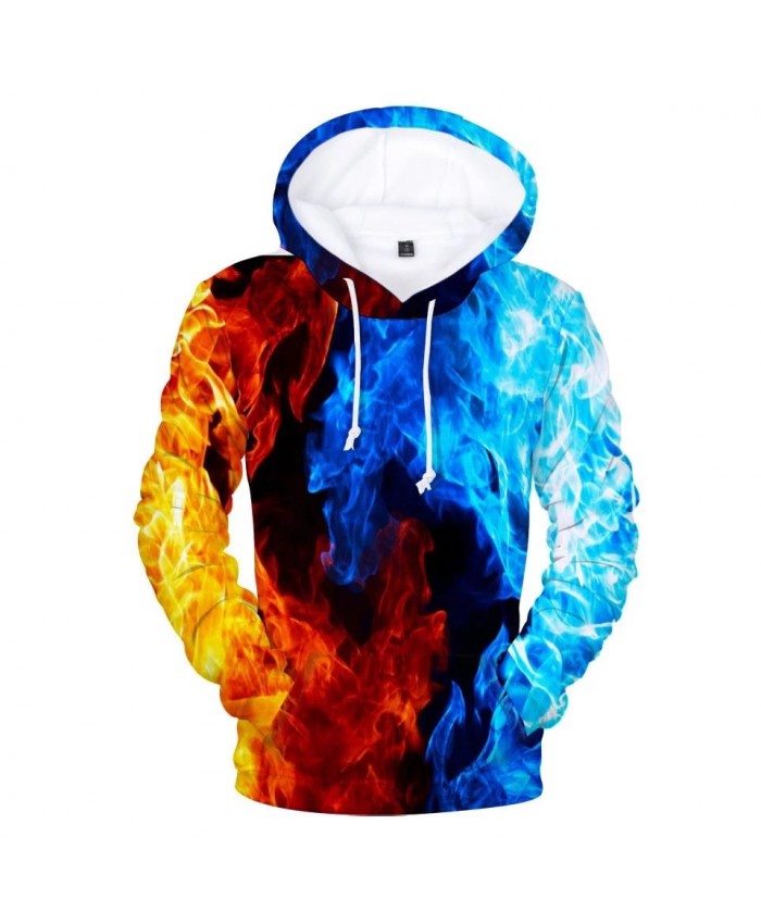 Hot Design 3D Fire Hoodies Men women Fashion Harajuku Hip Hop 3D Design Outwear Handsome Men's Hoodies and Sweatshirt Clothes