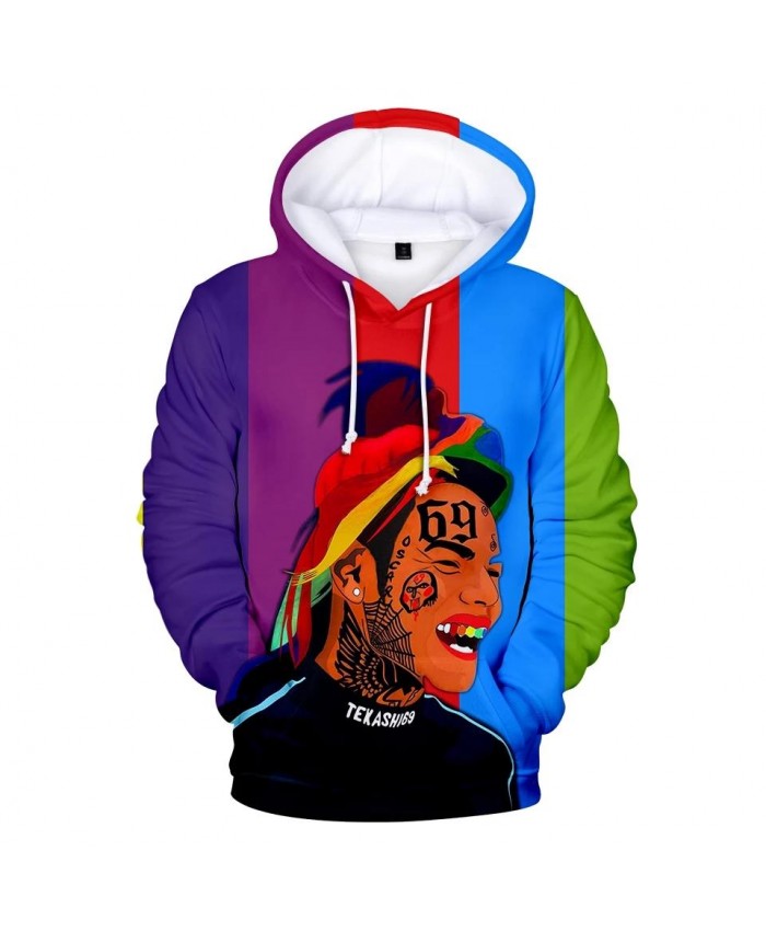 Suitable 6IX9INE 3D Hoodies Harajuku children Sweatshirts Men women Fashion 3D 6IX9INE Hooded Autumn boys girls Casual pullovers