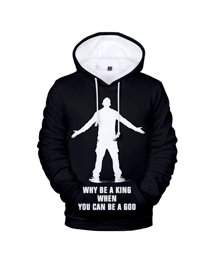 3D printed singer Eminem Hoodies Long Sleeve Sweatshirts Men Women Hoodie Autumn Kids Hooded Fashion boys girls black pullovers