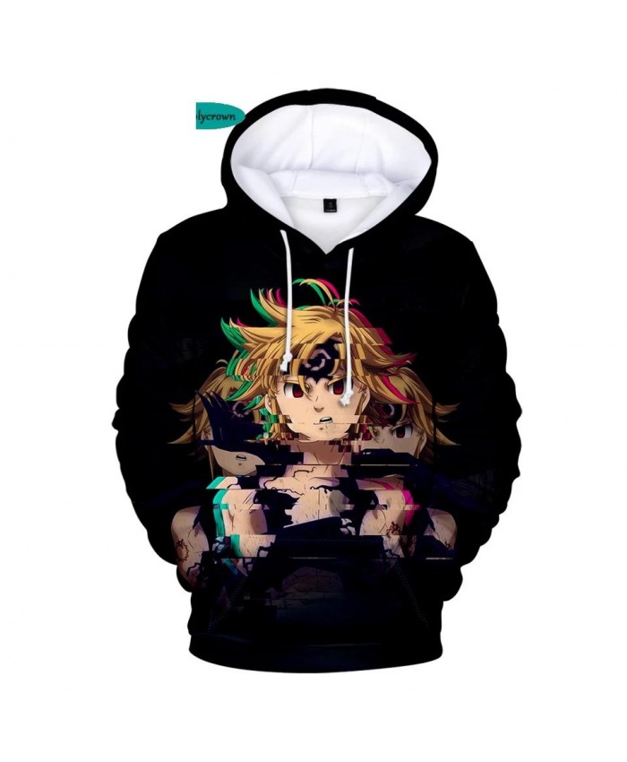 3D The Seven Deadly Sins Hoodies Men Sweatshirts Women Autumn Hip Hop Cartoon Kids Hoodie 3D Print Comic boys girls Pullovers