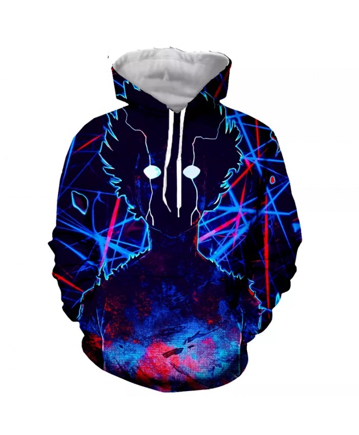 killua Fashion Long Sleeves 3D Print  Hoodies Sweatshirts Jacket Men women