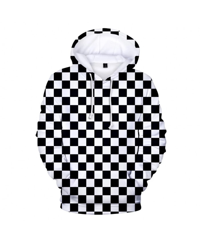 Hot Comic Ghost Blade 3D Hoodies Men Women print Black and white plaid Streetwear Autumn Sweatshirt 3D Demon Slayer Hooded