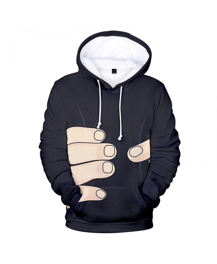 Kpop Big Finger 3d Hoodies Pullover Costume Streetwear 2021 Men Women Hoodie Hoody Tops Long Sleeve 3D Hooded Sweatshirt Casual