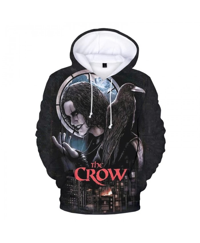 Horror Movie The Crow 3D Print Hoodie Sweatshirts Men Women Harajuku Streetwear Hip Hop Hoodies Autumn Fashion Casual Pullover