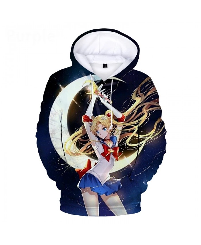 2021 Hot Anime Sailor Moon 3D Hoodies Men Women Fashion Hip Hop Pullover High Quality Kids Hoodie Sweatshirts Boys Girls Tops
