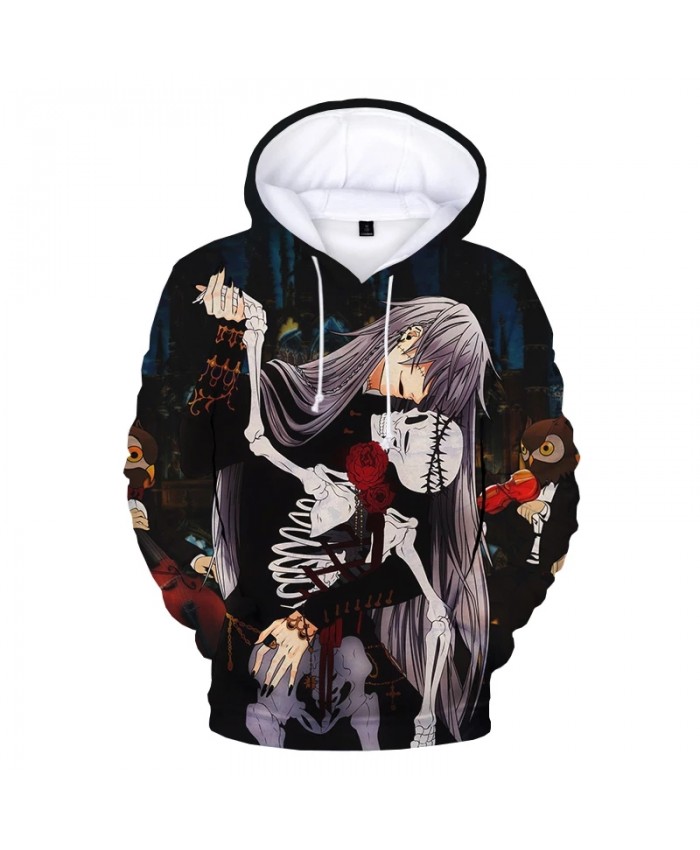 2021 Hot Anime Black Butler 3D Print Hoodie Sweatshirts Men Women Fashion Casual Cartoon Pullover Harajuku Streetwear Hoodies