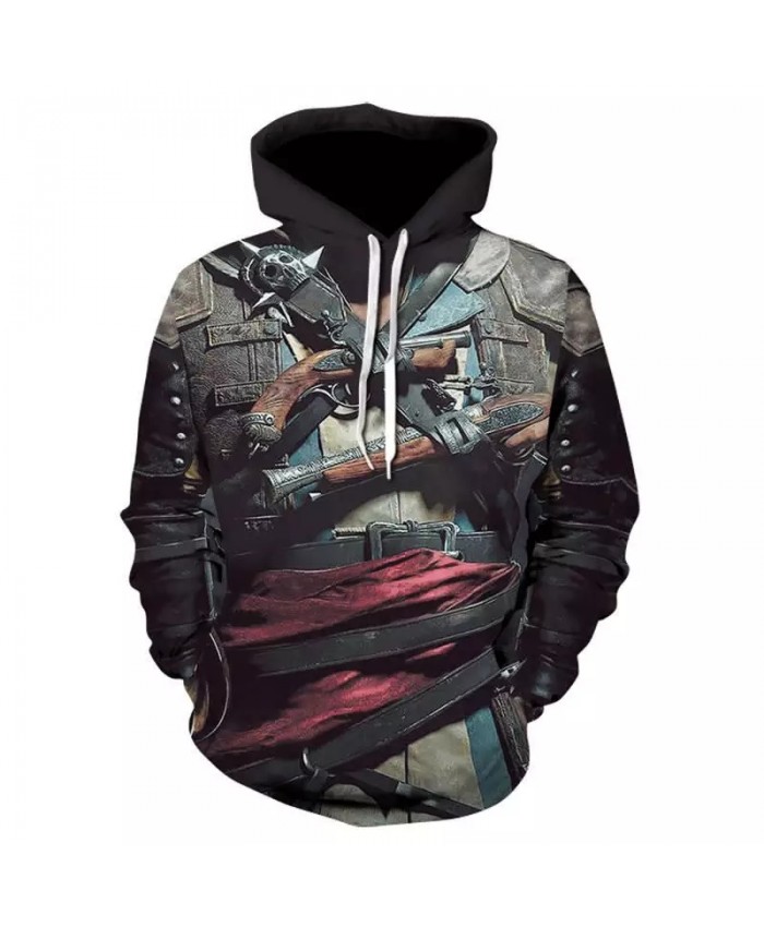 2021 Autumn And Winter 3d Printing Fake Cowboy Skull Hoodie Men Casual Hoodie 3d Sweatshirt Printing Jacket Skull Hoodie
