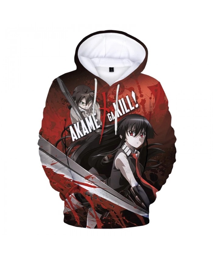 Akame Ga Kill 3D Print Hoodies 2021 Hot Anime Harajuku Streetwear Pullover Men Women Fashion Casual Hoodie Sweatshirts