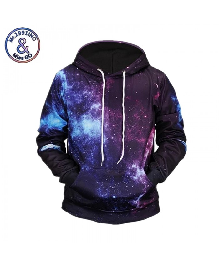 Space Galaxy 3d Sweatshirts Men Women Hoodies With Hat Autumn Winter Unisex Thin Hooded Hoody Tops