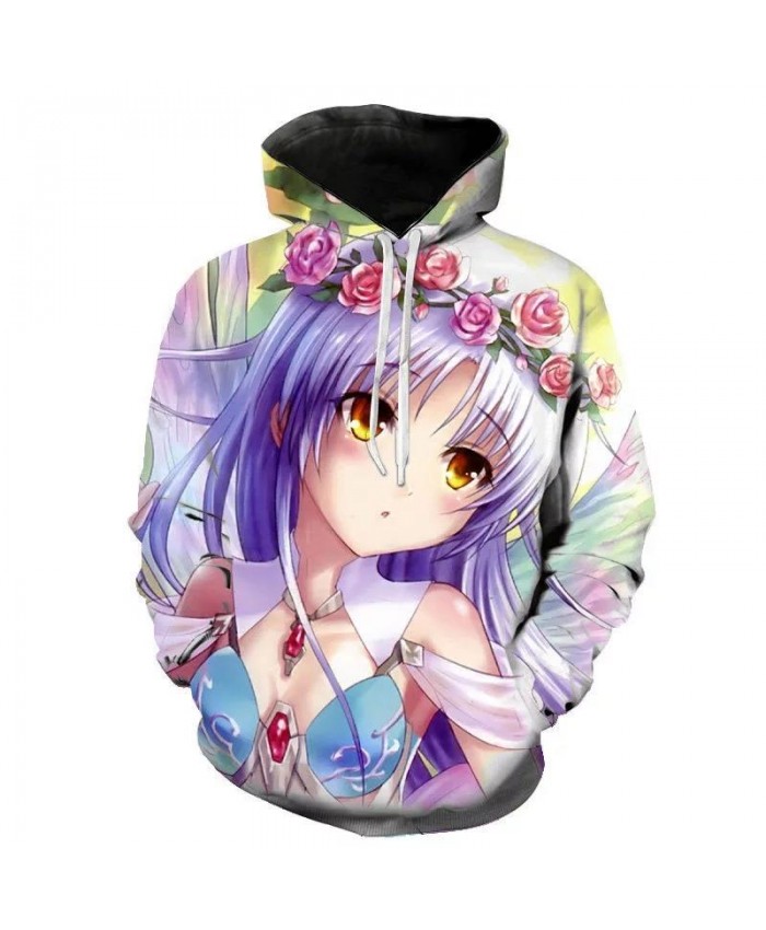 2021 Autumn New Hoodie Men Women Children Anime Angel Sweatshirt 3d Printing Pullover Long Sleeve Streetwear Casual Coat
