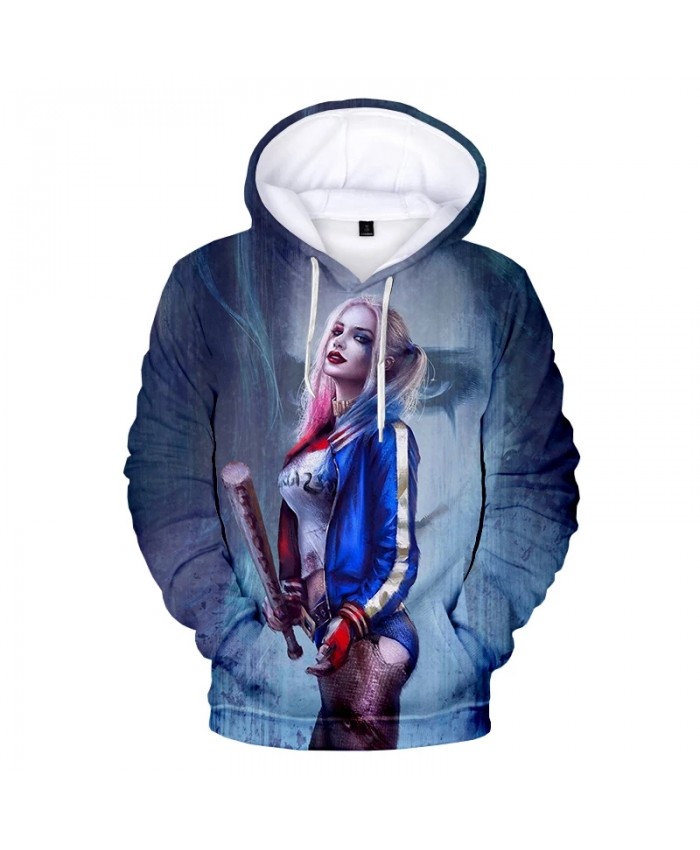 2021 New Movie Harley Quinn 3D Printed Hoodie Sweatshirts Men Women Fashion Casual Pullover Birds of Prey Harajuku Cool Hoodies