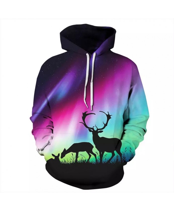 Men Women 3D hoodies Printed Milk Space Galaxy Hooded Hoodies Unisex Tops cool streetwear sweatshirts pullover