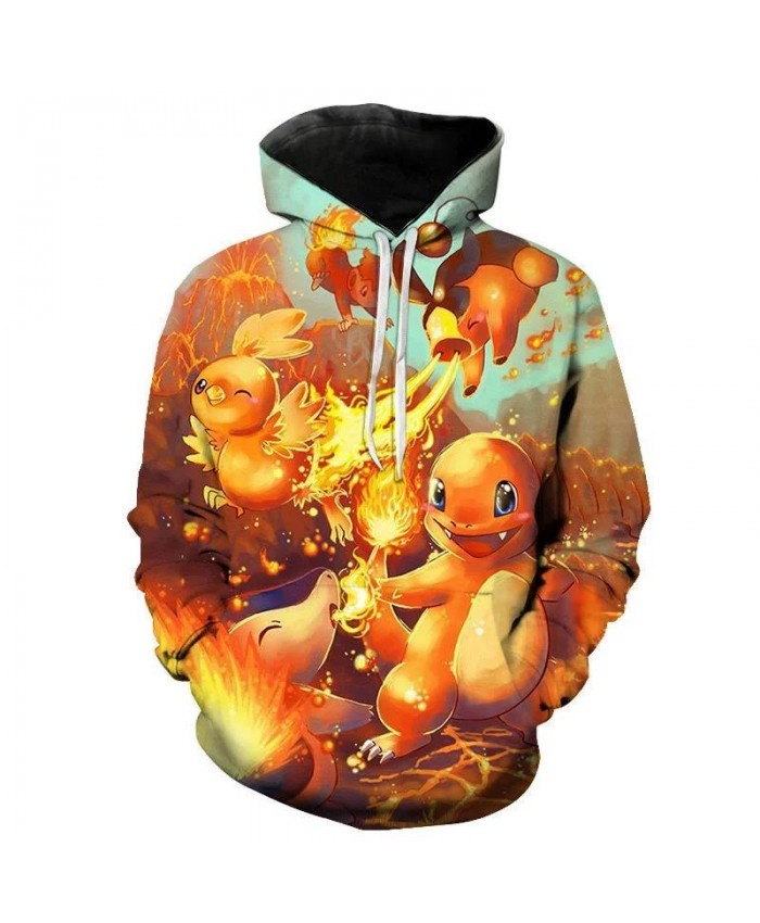 2021 Fall Men's Hoodie 3d Printing Cartoon Anime Cute Children's Sweatshirt Pullover Long Sleeve Casual Coat
