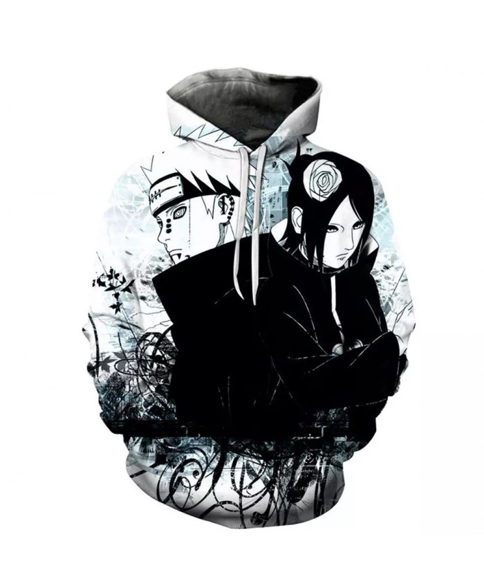 Spring And Autumn New Hot Sale Men's Women's Children's Hoodie Hip-Hop 3d Printing Sasuke Animation Casual Fashion Coat