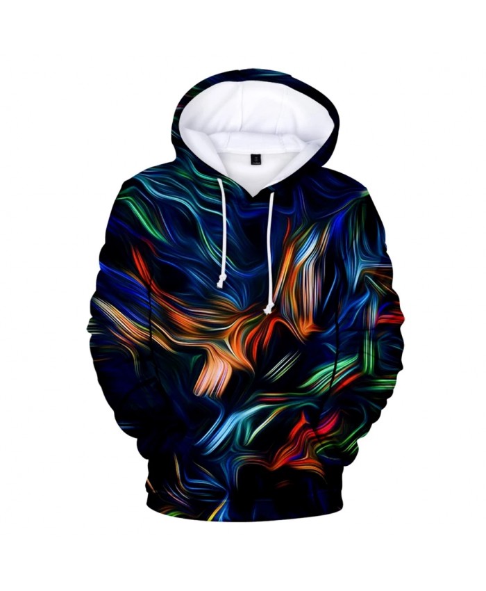 Hot New Colorful 3D Hoodies Men Women Magic Swirl Pattern 3D Print Harajuku Crewneck Hoodies Autumn Winter Polluvers