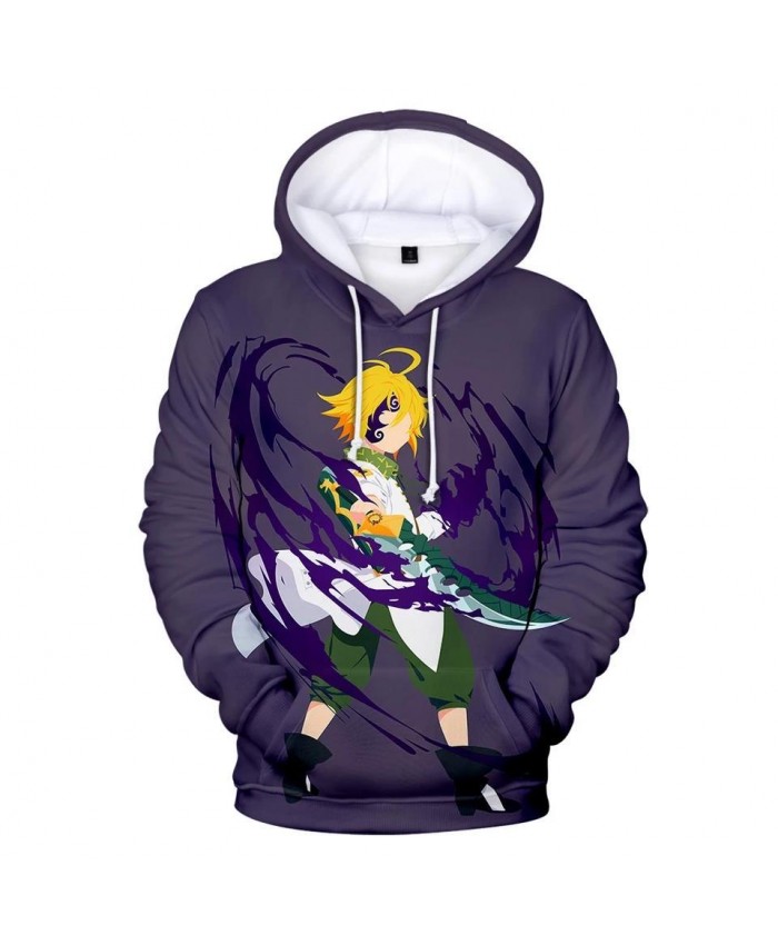 Fashion Autumn 3D meliodas Hoodies Men women Sweatshirt Comfortable kids Harajuku boys girls 3D Hoody casual meliodas pullovers