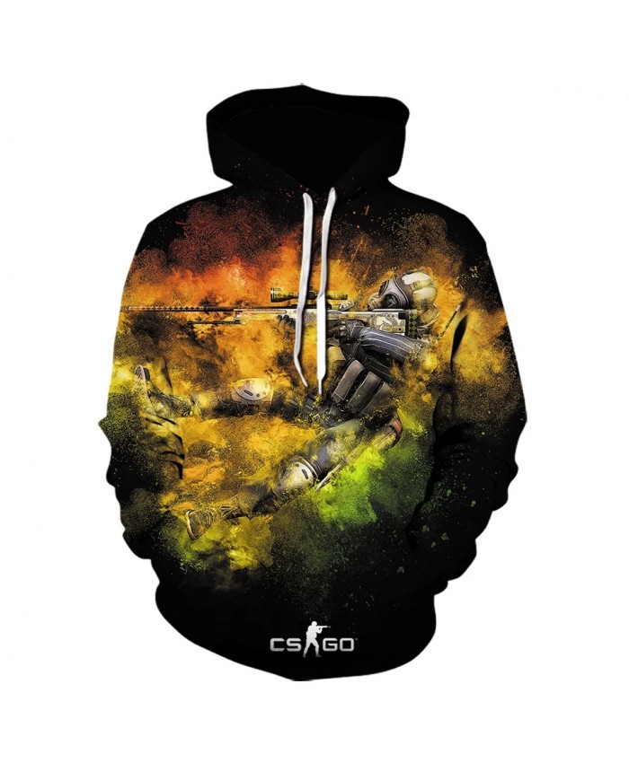 2021 Game CS GO Costume Sweatshirt Hot Counter Strike Global Offensive 3d Printed Hoodie High Quality Men women Hoodies Cosplay
