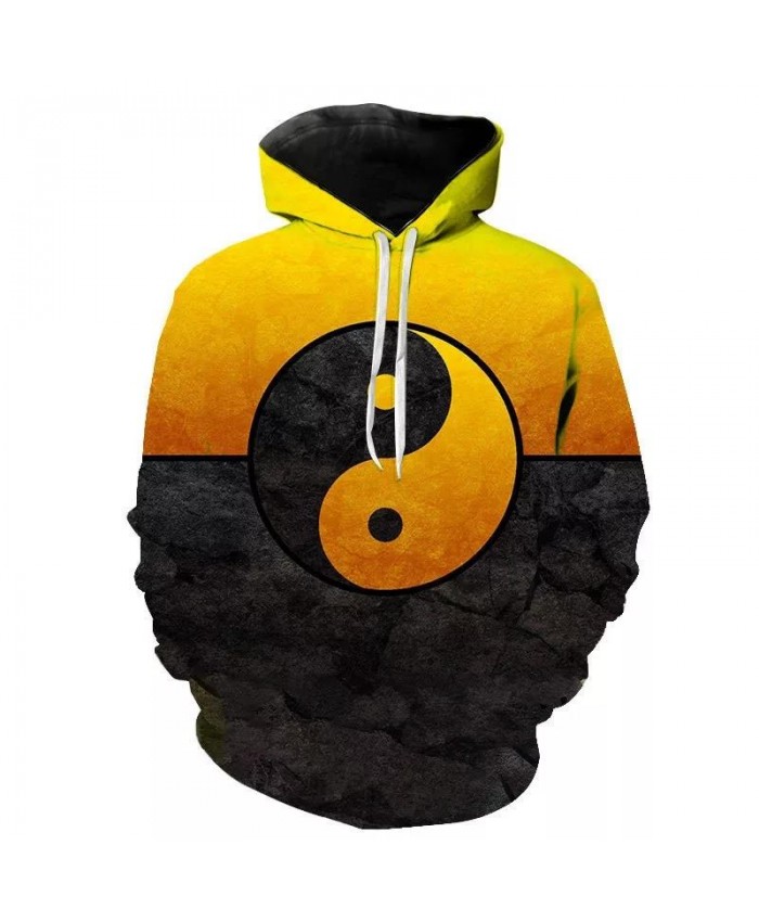 Autumn And Winter New Men's Women's Children's Hoodies 3d Printed Fashion Chinese Elements Tai Chi Sweatshirt Tops