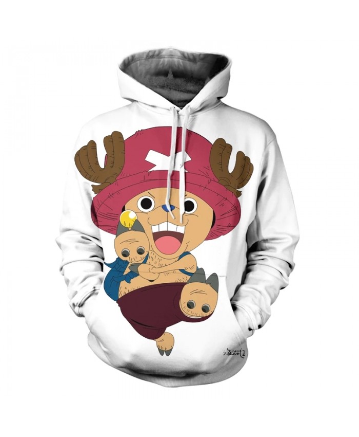 2021 Fall/Winter New Men's And Women's Hoodie Kids 3d Printing Cute Cartoon Anime One Piece Wweatshirt Casual Coat