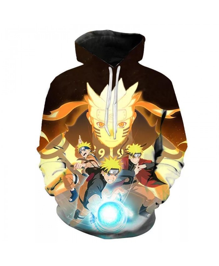 Spring And Autumn New Naruto Men's And Women's Hoodie 3d Printing Children's Cartoon Anime Sweatshirt Fashion Coat
