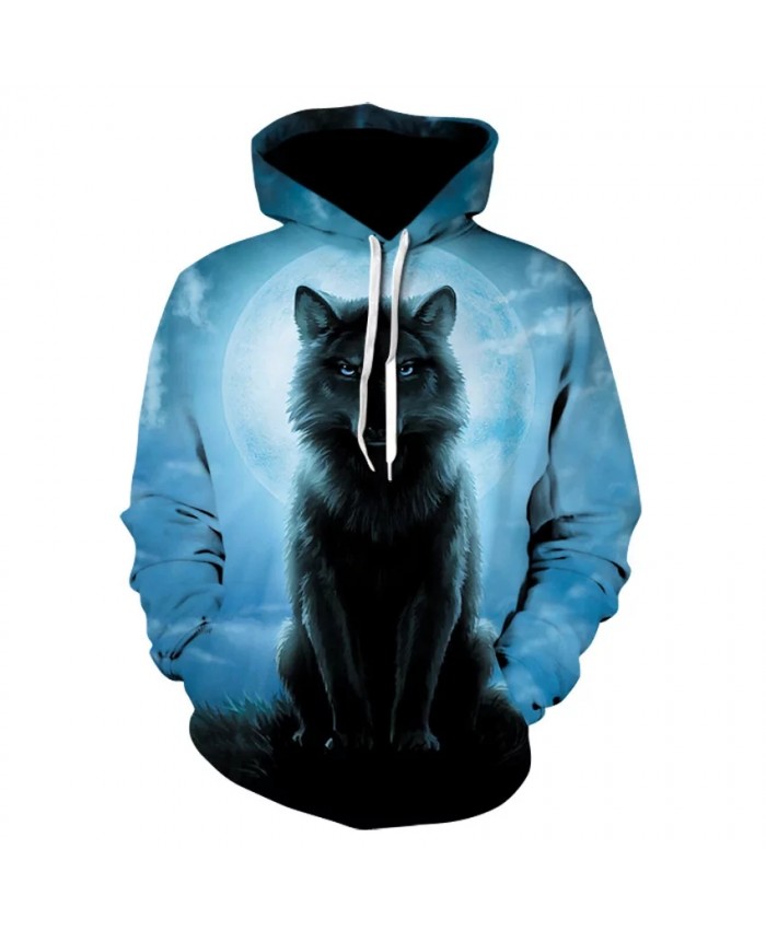 2021 Starry Sky Cat Hoodie Men And Women 3d Printing Wolf Head Sweatshirt Harajuku Fashion Casual Street Pullover Hot Coat