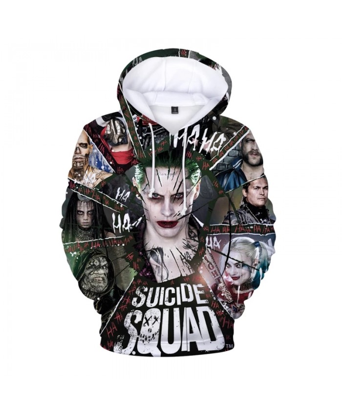 Suicide Squad 3D Printed Hooded Hoodies Loose Hoodie Women Men Streetwear Pullover Long Sweatshirt Spring Autumn Hoody Mens Tops