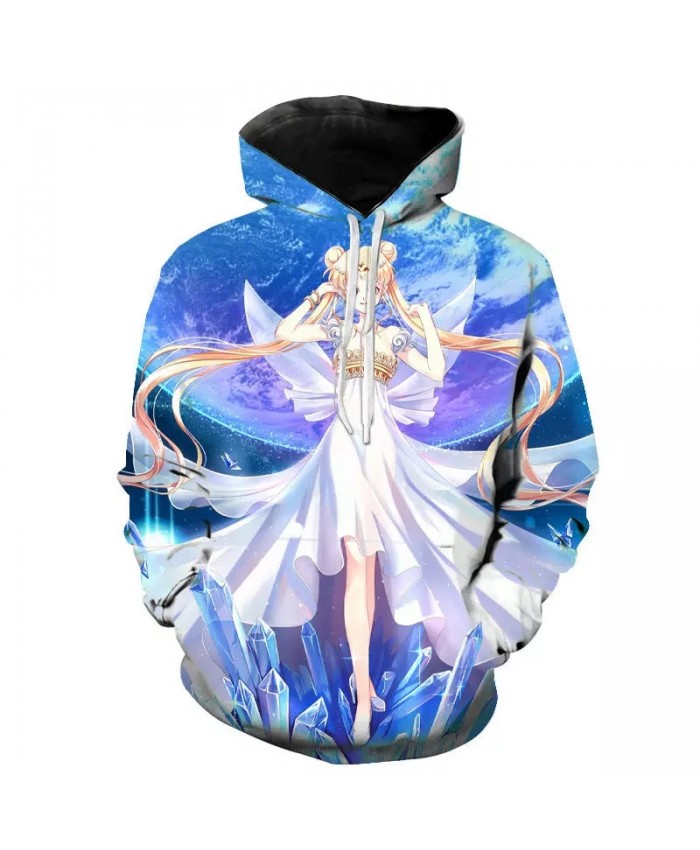 Autumn Sailor Moon Men's And Women's Hoodie 3d Printing Kids Cartoon Sweatshirt Hot Sale Harajuku Long Sleeve Cool Pullover Tops