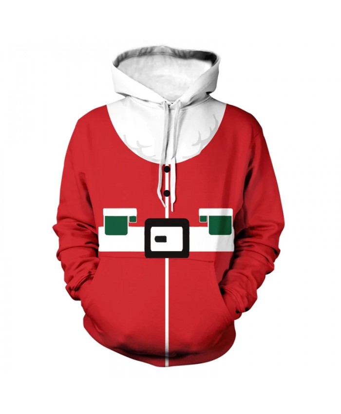 Trendy Santa's Clothes Men Hoodies Christmas Gift 3D Print Sweatshirt Casual Harajuku Hoody Pullovers Oversize Itself Sweatwear