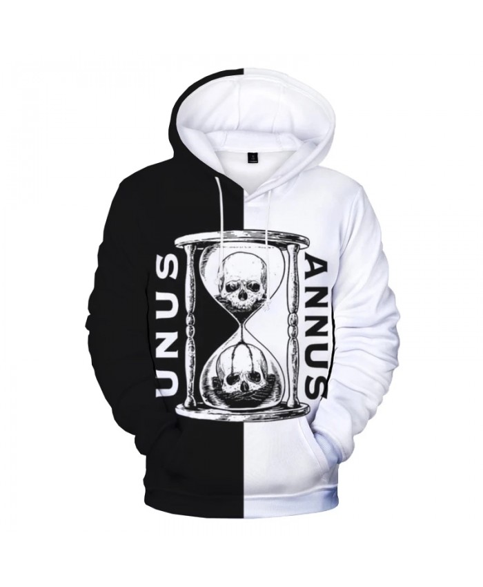 New Unus Annus 3D Print Hoodie Sweatshirts Men Women Fashion Casual Long Sleeve Pullover TV Series Harajuku Streetwear Hoodies