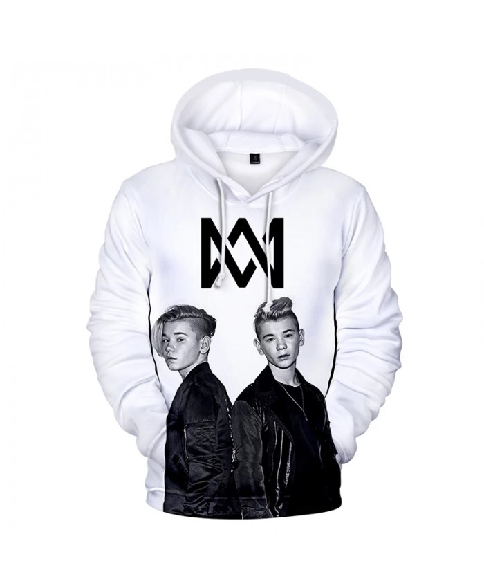 Marcus and Martinus 3D Print Hoodie Sweatshirts Men Women Autumn Fashion Casual Hip Hop Pullover Harajuku Streetwear Hoodies