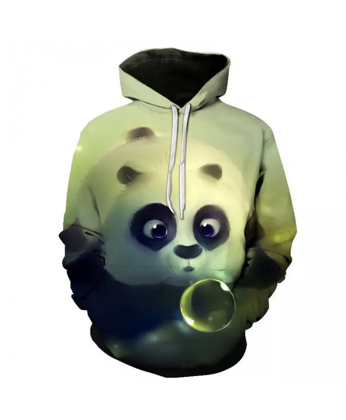 2021 Fall New Men's And Women's Hoodie 3d Animal Print Pullover Cute Panda Lion Children's Hoodie Casual Long Sleeve Top