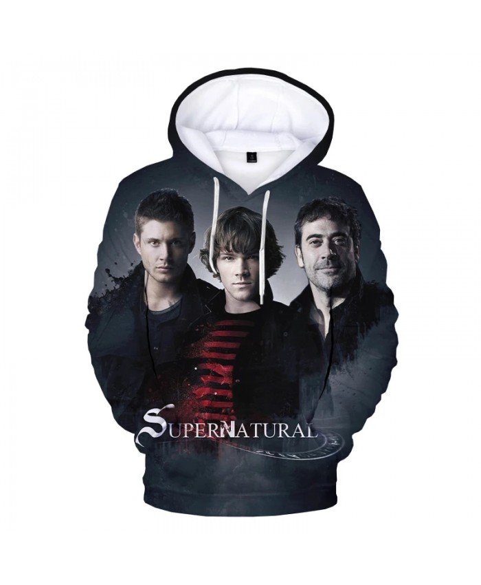 New Supernatural 3D Print Hooded Sweatshirts Men Women Fashion Casual Hip Hop Pullover Personality Streetwear Oversized Hoodies