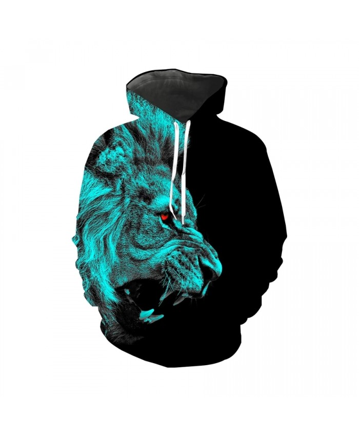 Trendy fashion 3D animal print Pullover spring and autumn coat men's   women's Hooded Sweatshirt long sleeve fun Harajuku