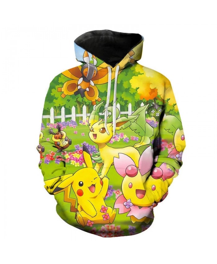 Autumn New Anime Men's Hoodie 3d Printing Fashion Children's Cartoon Sweatshirt Fashion Street Hip Hop Casual Long Sleeve Coat