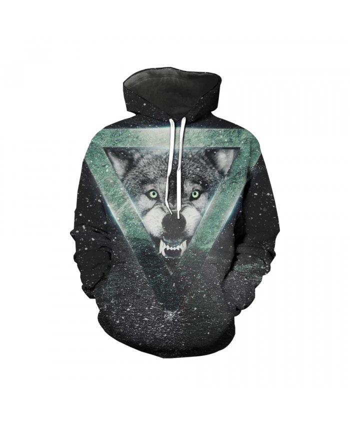 Wolf hoodies men's 3D Hoodie brand Sweatshirt Youth Quality Pullover fashion sports suit animal Street casual coat funny hip hop